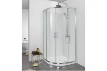 Aquanet Душевое ограждение Alfa NAA2142 90x90, R550, прозрачное стекло