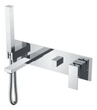 Boheme Смеситель для ванны Qubic Chrome 474-2-CR