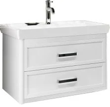 Opadiris Тумба подвесная с раковиной Вегас 80 см, белая