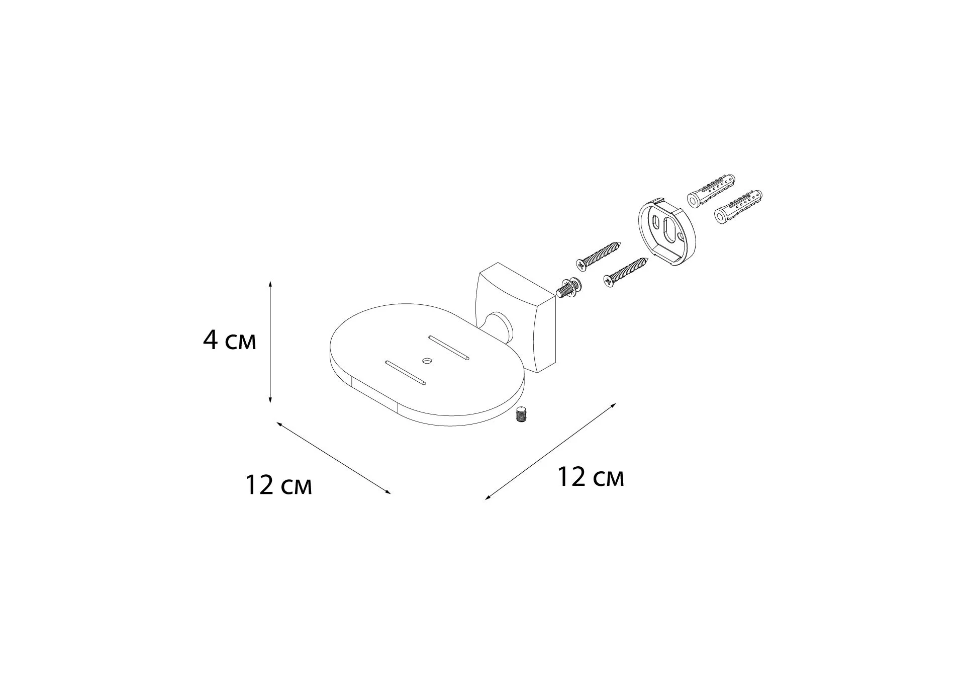 Приобрести fx-61308a kvadro мыльница литая