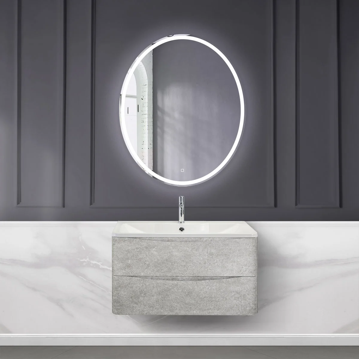 Приобрести belbagno зеркало 75х90 см spc-vst-750-900-led-tch