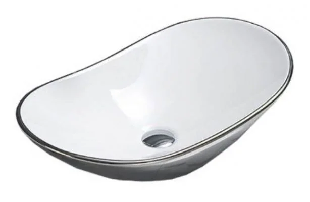 Приобрести раковина накладная ceramalux 61 см nc 7811asw