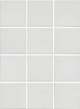 Мозаика Kerama Marazzi Агуста, 9,8х9,8 из 12 частей, белый 1332