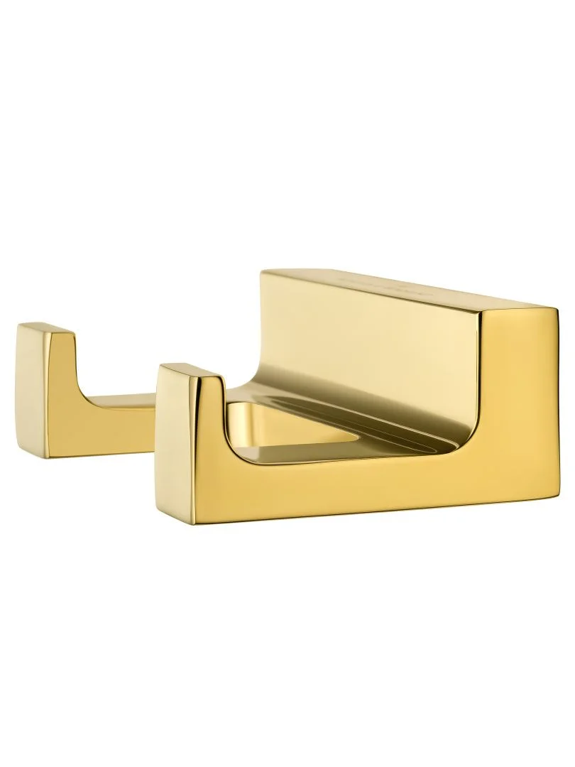 Приобрести двойной крючок для ванной wonzon & woghand eclipse, глянцевое золото (ww-9125-lg)