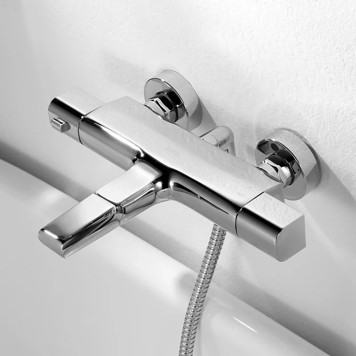 Приобрести iddis смеситель для ванны uniterm 296мм с термостатом, хром unisb02i74wa