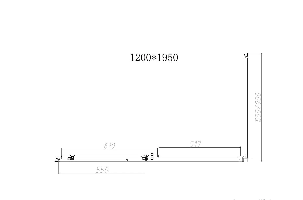 Приобрести vincea душевое ограждение slim-n 80х120 см, прозрачное, хром vsr-4sn8012cl
