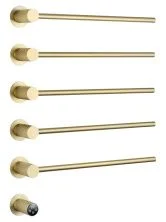 Полотенцесушитель электрический встраиваемый WONZON & WOGHAND MÜNCHEN, Брашированное золото (WW-A355-BG)