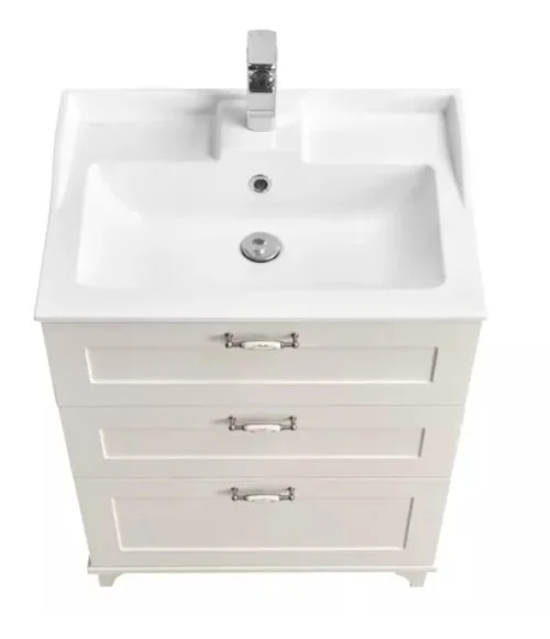 Приобрести тумба напольная с раковиной акватон леон 65н 1a194601lbps0, 1a708731fb010, дуб белый