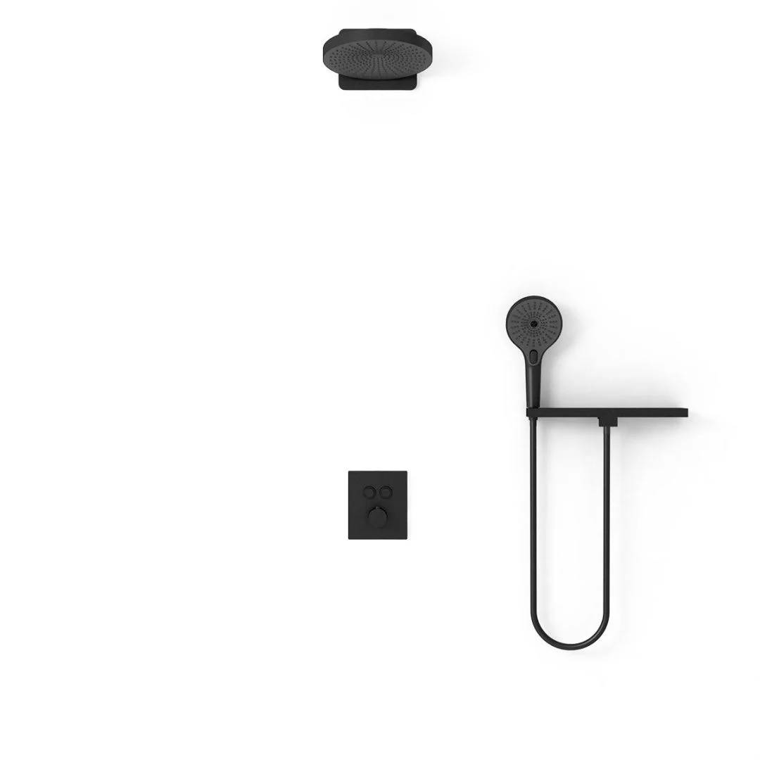 Приобрести vincea встраиваемая душевая система inspire, черная матовая vsfw-3i21t1rmb
