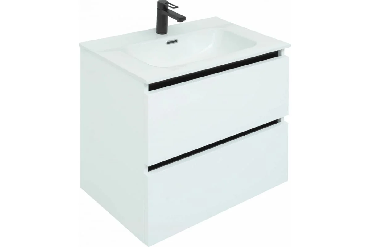 Приобрести aquanet раковина flat 60х46 см, белая