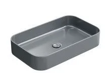Hayzburg Накладная раковина чаша 60х37 см, графит HB-0035-60MDH