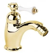 CEZARES Смеситель для биде MARGOT с донным клапаном, золото MARGOT-BSM1-03/24-Bi