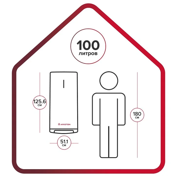 Приобрести ariston электрический водонагреватель abs vls pro inox r 100 2,0 квт