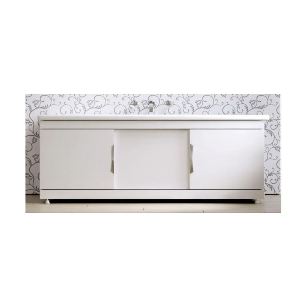 Приобрести aquanet фронтальная раздвижная панель для ванны vita 175 см, белая