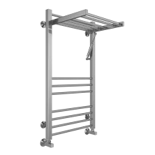 Terminus Полотенцесушитель Валенсия П14 50х100 см, с полкой, водяной, хром