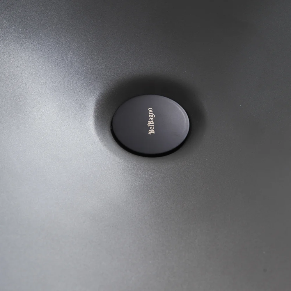 Приобрести belbagno накладная раковина 60х36 см, серая матовая bb1404-h311