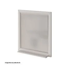 Caprigo Зеркало JARDIN 75 см, белое, эмаль