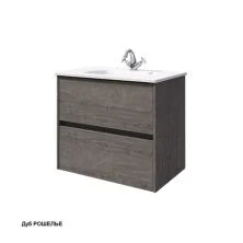 Caprigo Тумба с раковиной SEATTLE 75 см, дуб рошелье, экошпон