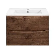 Vincea Тумба подвесная Mia Slim 70 см, темное дерево VMC-2MC700S1RW;VBS-13970S1