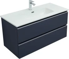 Aquanet Тумба с раковиной Вега 100 см, маренго