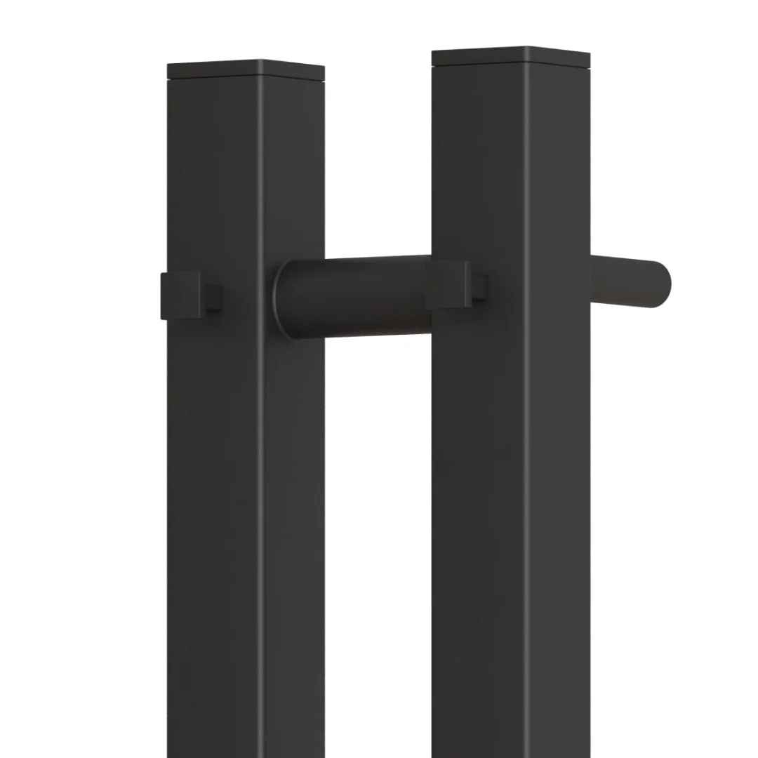 Приобрести полотенцесушитель электрический point 80x1200 гермес п3, черный pn13812b