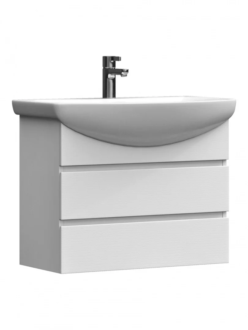 Приобрести vigo тумба с раковиной wing 60см, 2 ящика, подвесная, белая матовая tp.win.bal.60.2y