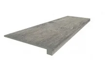 Ступень Coliseumgres Brenta Gray 33х90см, серая, фронтальная
