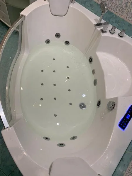 Приобрести frank гидромассажная ванна f164 140х140 см, угловая, белая