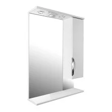 Loranto Зеркало-шкаф Стиль 60х83 см правостороннее, белый (CS00024457)