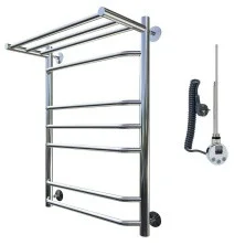 Тругор Электрический полотенцесушитель Браво 3 П7 500x800 мм ТЭН с полкой, хром 00-00018697