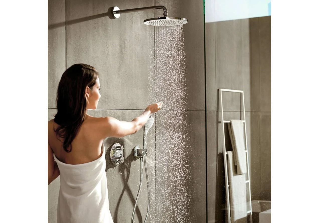 Приобрести смеситель для душа с термостатом hansgrohe ecostat e 15758000