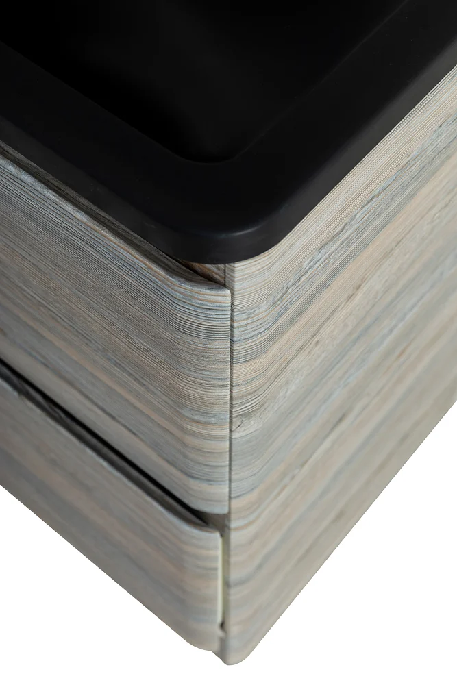 Приобрести belbagno тумба с раковиной albano 100 см, напольная pino scania, чёрная раковина