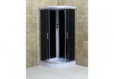 Душевая кабина Loranto CS-1000 SK G 100*100*215 низ. серая, стекло 4мм, поддон 15 см