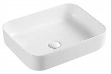 Azario Раковина накладная 50х39см, белая AZ-2195