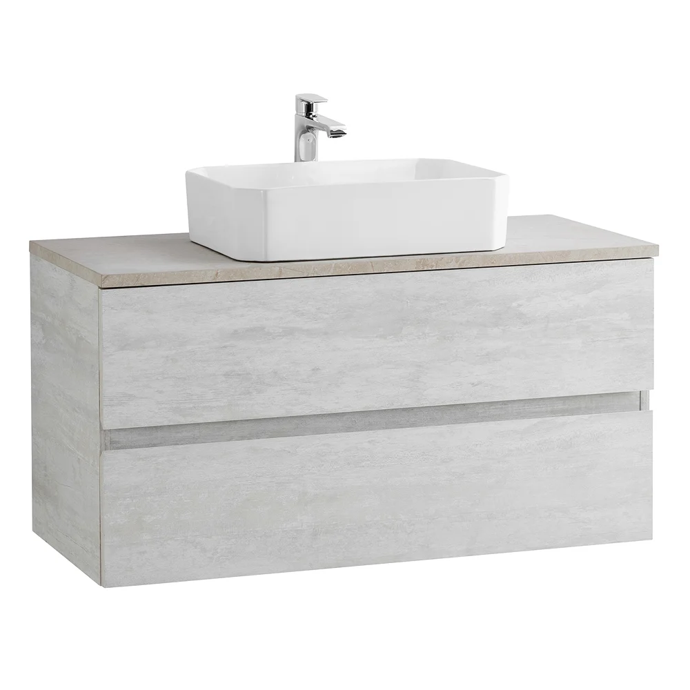 Приобрести cezares тумба со столешницей molveno 46 80 см legno bianco, белый molveno 46-80-2c-so-lb