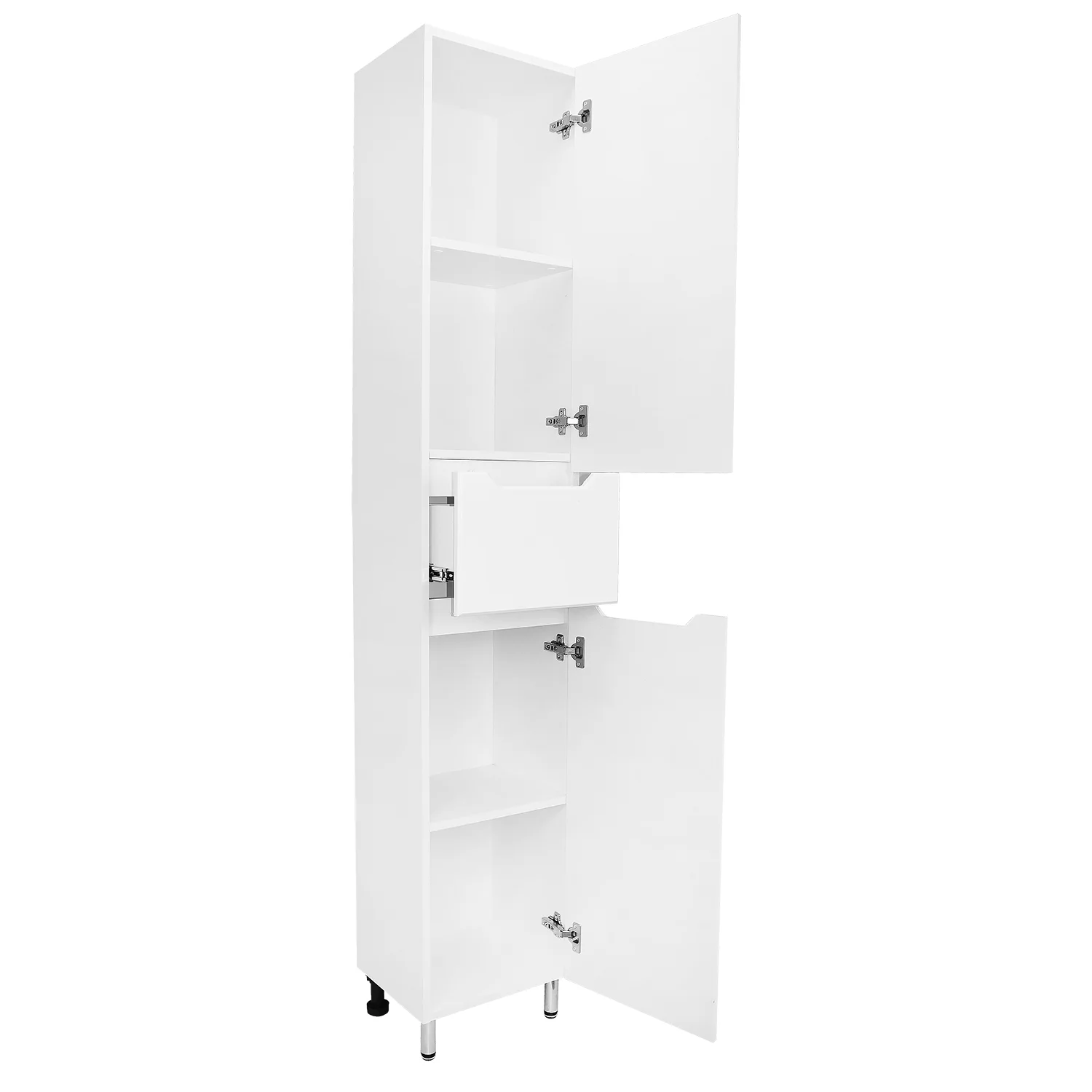 Приобрести loranto пенал напольный палермо 36х194 см, правый, белый (cs00090466)