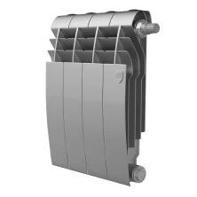 Royal Thermo Радиатор биметаллический BiLiner 350 /Silver Satin ( серебристый ) VR - 4 секц.