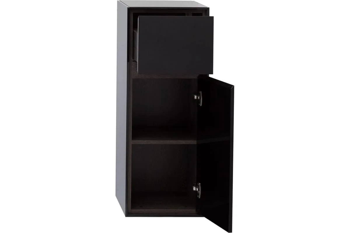 Приобрести aquanet пенал милан 35 см, черный глянец