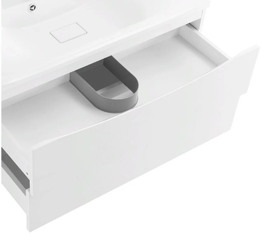 Приобрести тумба подвесная с раковиной belbagno marino-1000-2c-so-bl-p 100 см, bianco lucido