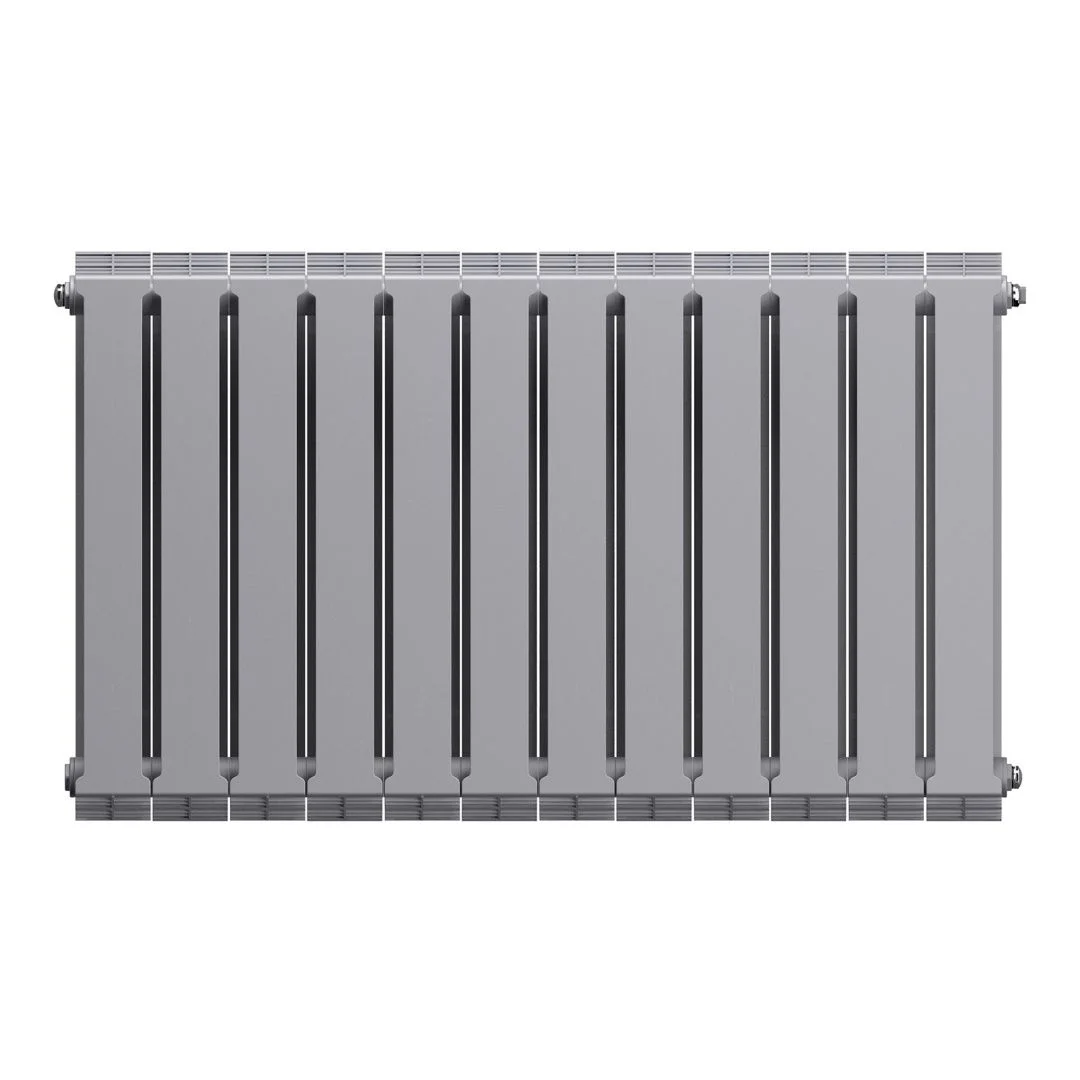 Приобрести royal thermo радиатор биметаллический pianoforte 500 /silver satin ( серебристый ) - 12 секц.