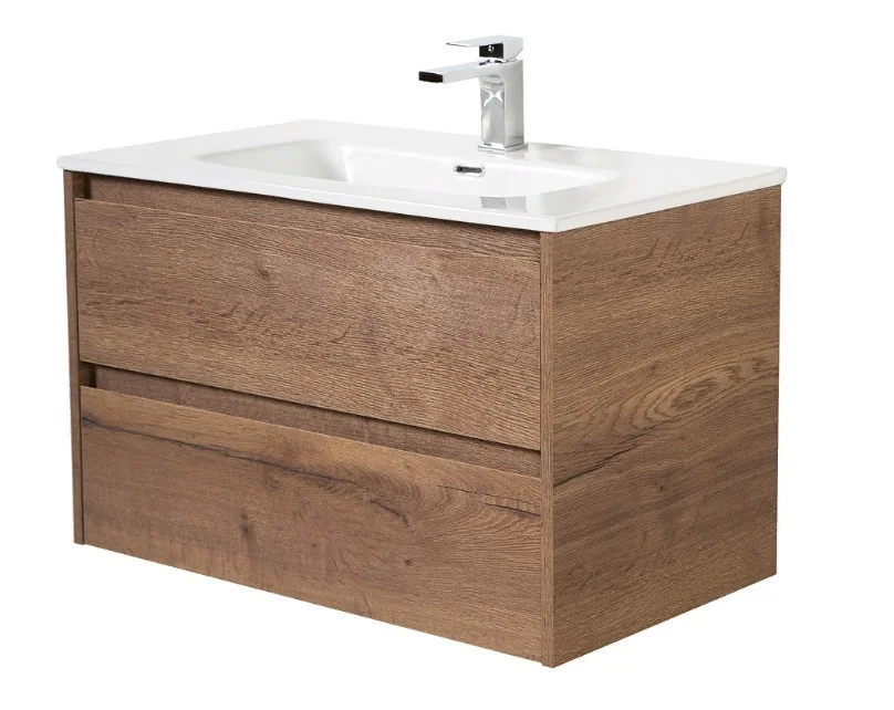 Приобрести тумба подвесная с раковиной belbagno kraft-1000-2c-so-rt 100 см, rovere tabacco