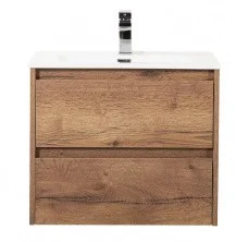 Тумба подвесная с раковиной BelBagno KRAFT-600-2C-SO-RT 60 см, Rovere Tabacco