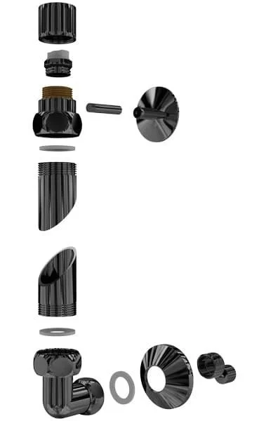 Приобрести двин полотенцесушитель fq 500x800 мм лесенка, водяной, хром 4627086005857