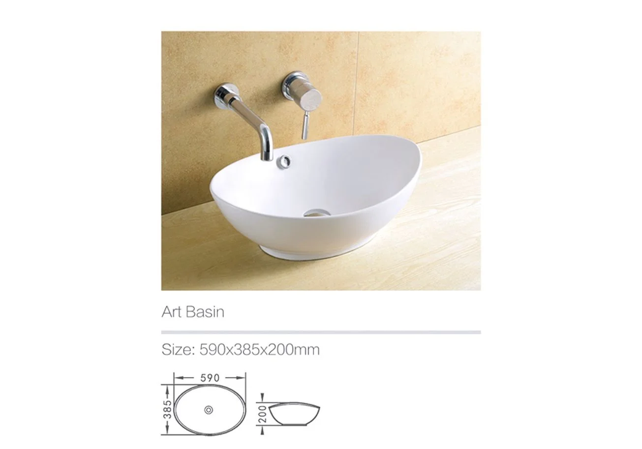 Приобрести раковина-чаша ceramalux 60 см n 9019