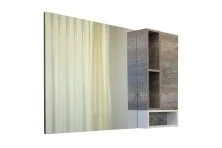 Сomforty Зеркало-шкаф "Турин-120" дуб бежевый