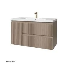 Caprigo Тумба с раковиной FORTE-Smalty TYPE 100 см, левая, коричневая