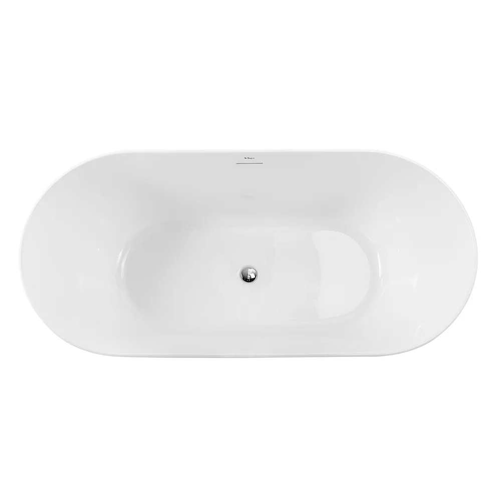 Приобрести belbagno акриловая ванна 170х80 см, отдельно стоящая, белая bb416-1700-800