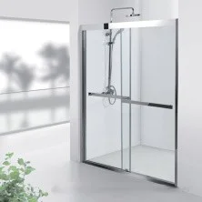 Aquanet Душевая дверь Delta NPD6122 140, прозрачное стекло