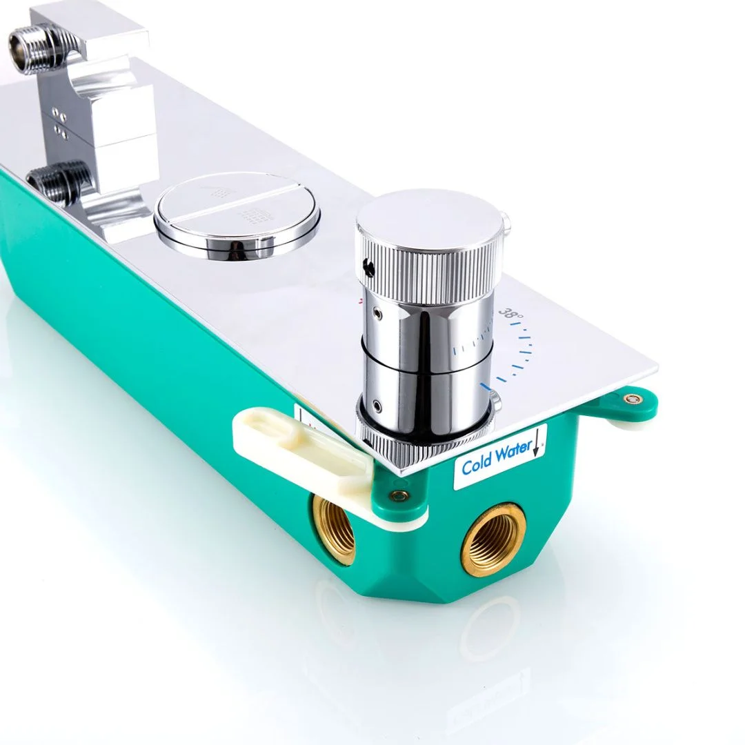 Приобрести vincea встраиваемый смеситель для душа, двухфункциональный с термостатом, хром vscv-422tch