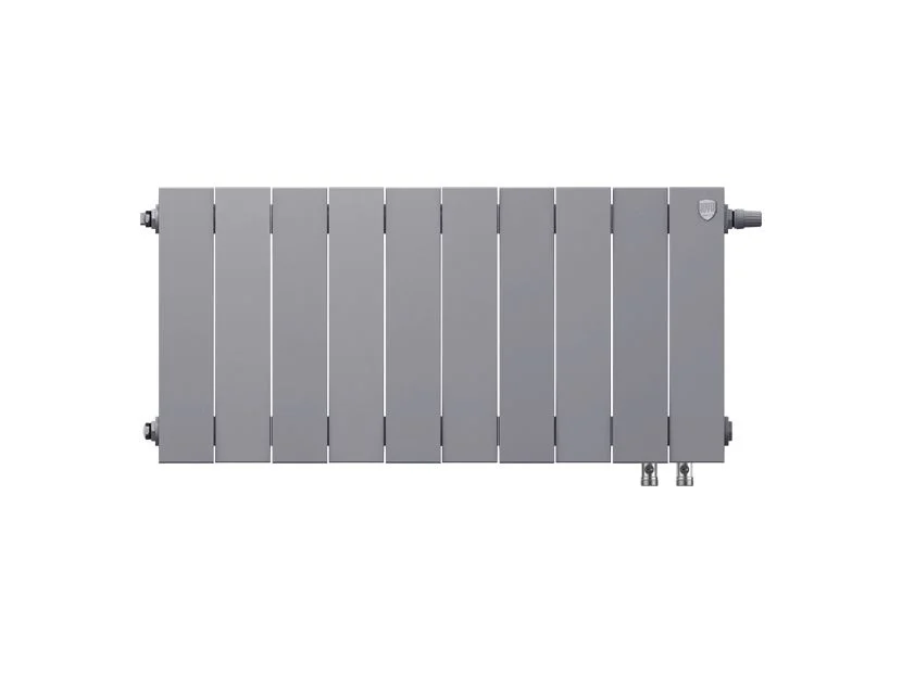Приобрести royal thermo радиатор биметаллический pianoforte 300 /silver satin ( серебристый ) vdr - 10 секц.